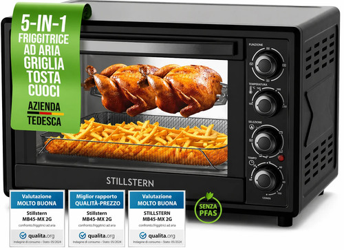 Mini forno ventilato 45l 2000w - ventilato,